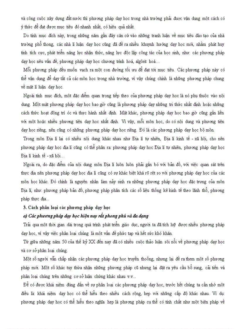 image for page Qúa trình dạy học ở trường phổ thông và các phương pháp dạy học Địa lí