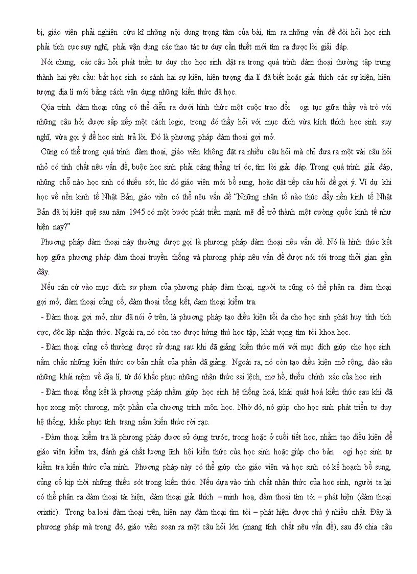 image for page Qúa trình dạy học ở trường phổ thông và các phương pháp dạy học Địa lí