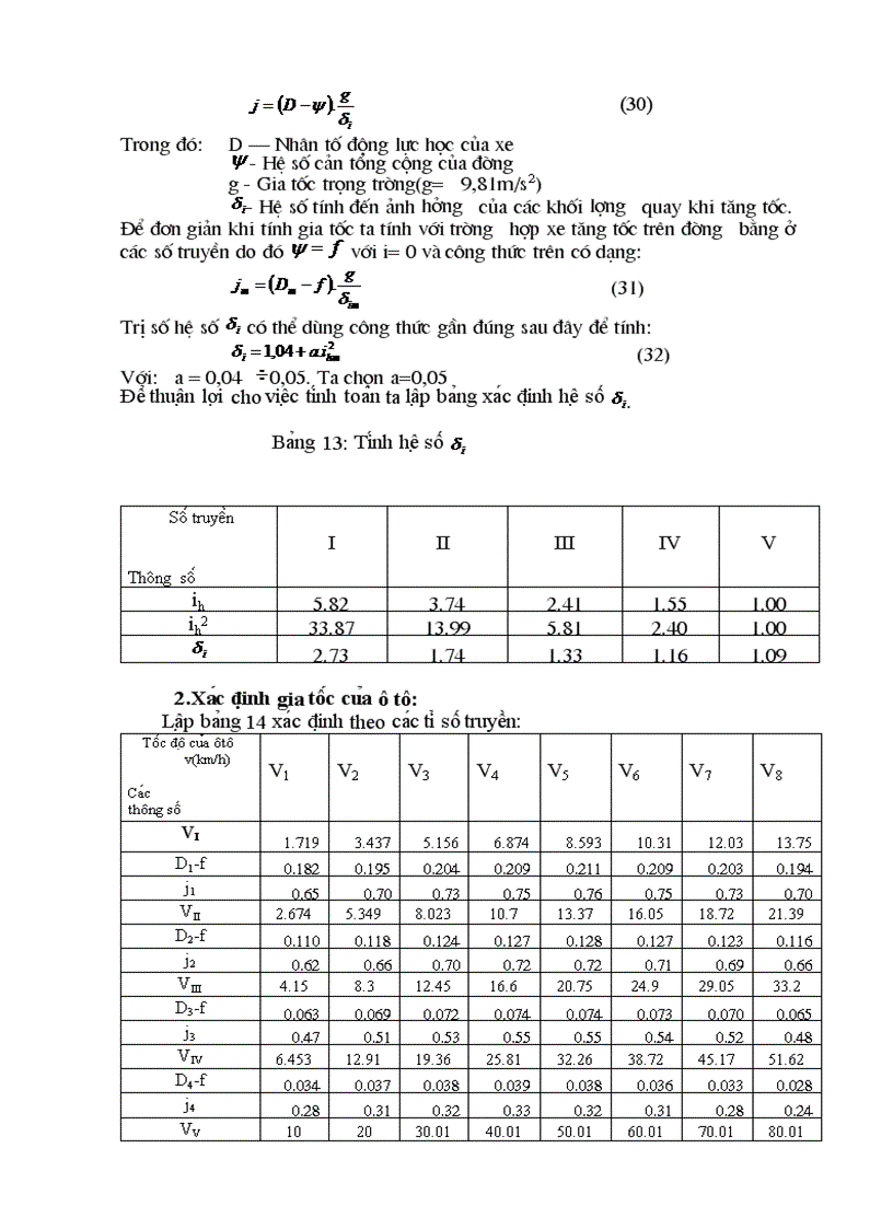 image for page Bài tập lớn môn học lý thuyết ôtô đề tài Tính toán sức kéo ôtô tải