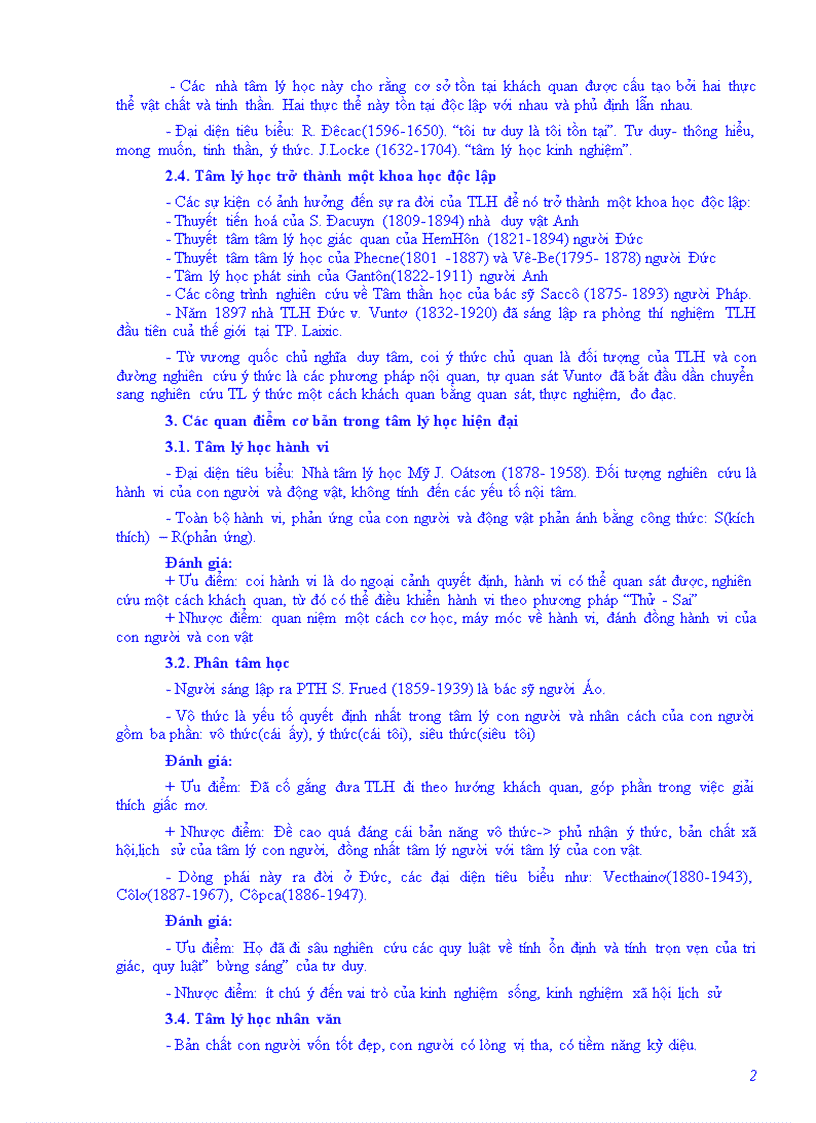 image for page Tâm lý học đại cương bài giảng