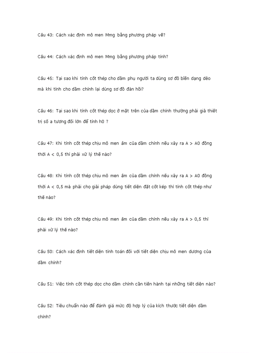 image for page 84 Câu hỏi môn bê tông cốt thép