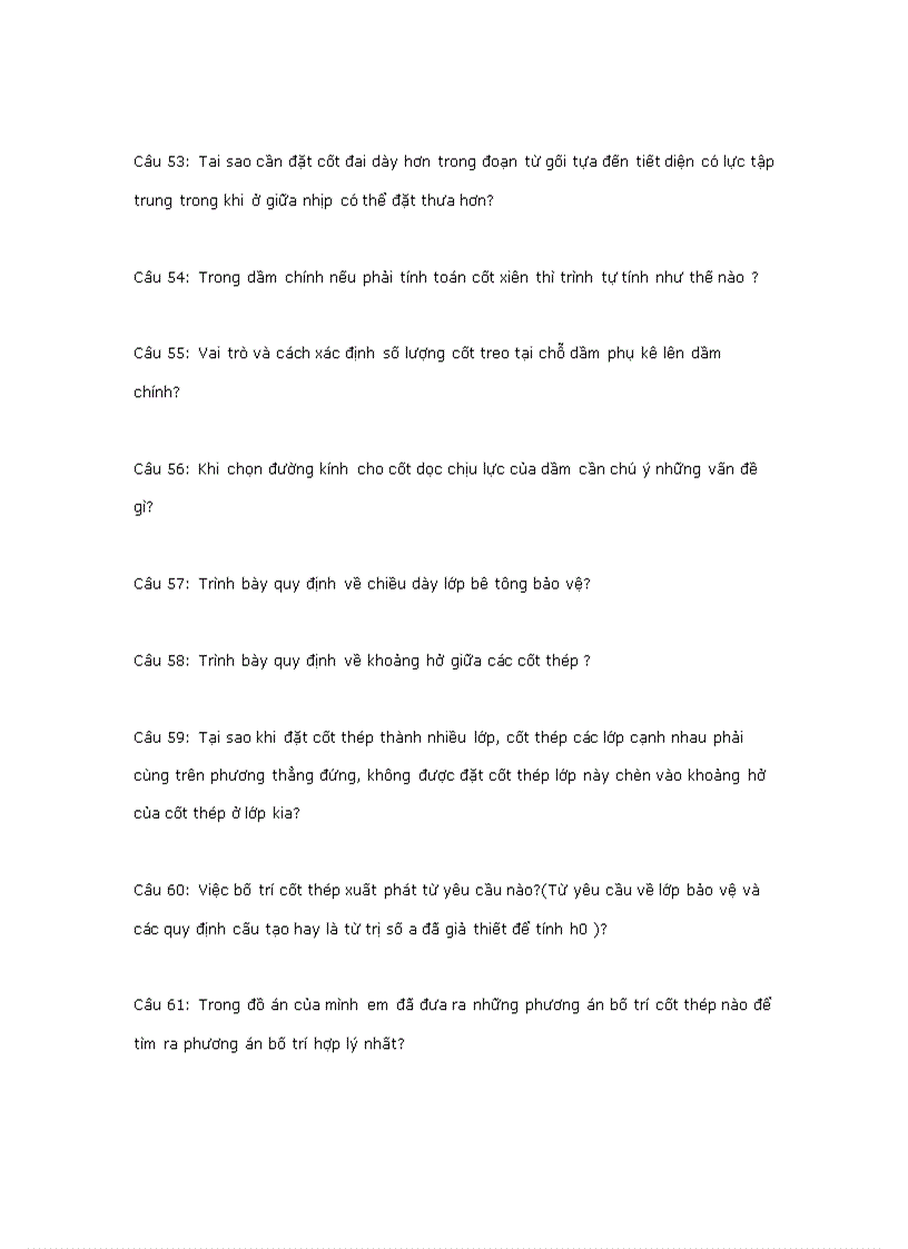 image for page 84 Câu hỏi môn bê tông cốt thép