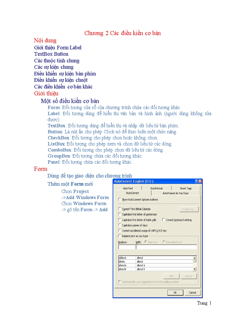 image for page Các điều kiển cơ bản C và bài tập