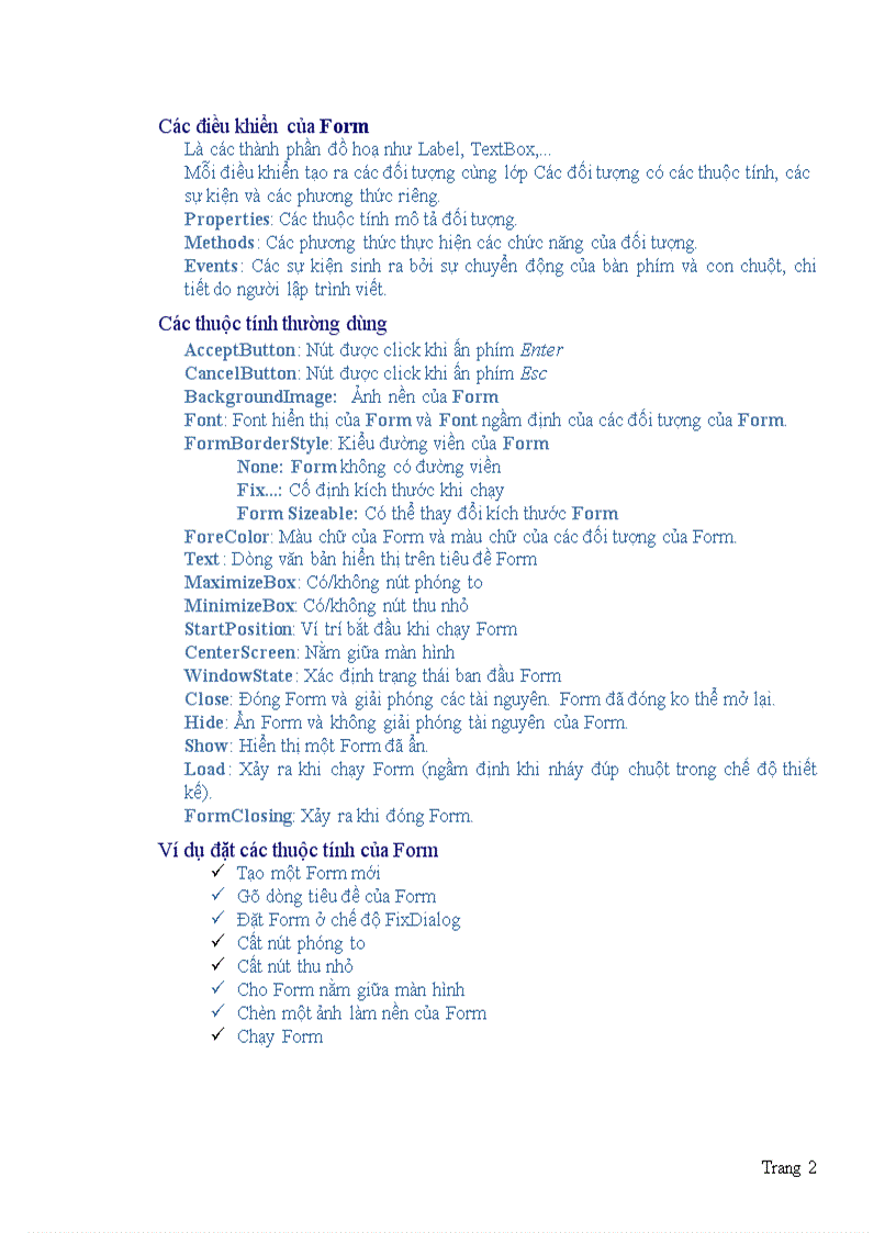 image for page Các điều kiển cơ bản C và bài tập