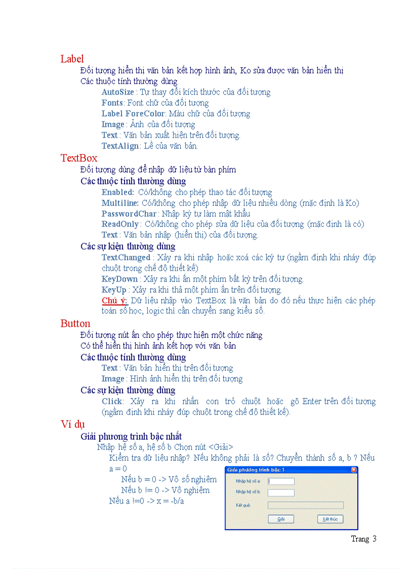 image for page Các điều kiển cơ bản C và bài tập