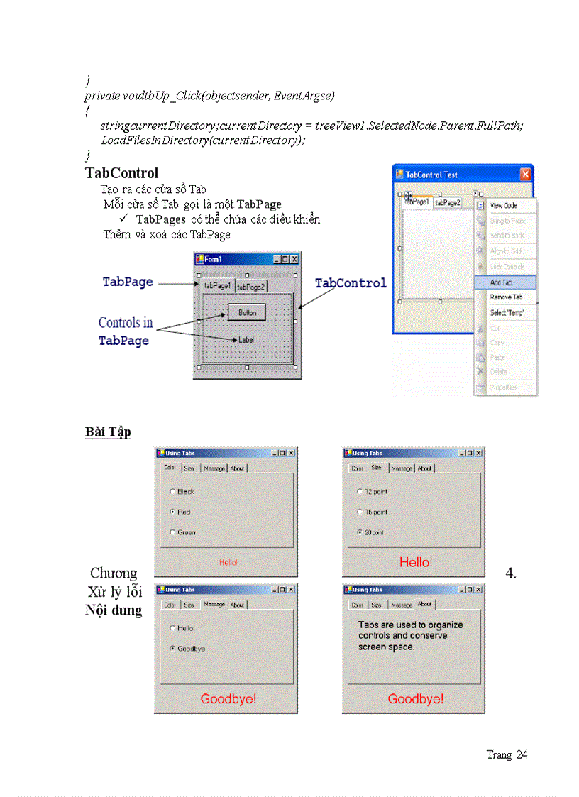 image for page Các điều kiển cơ bản C và bài tập