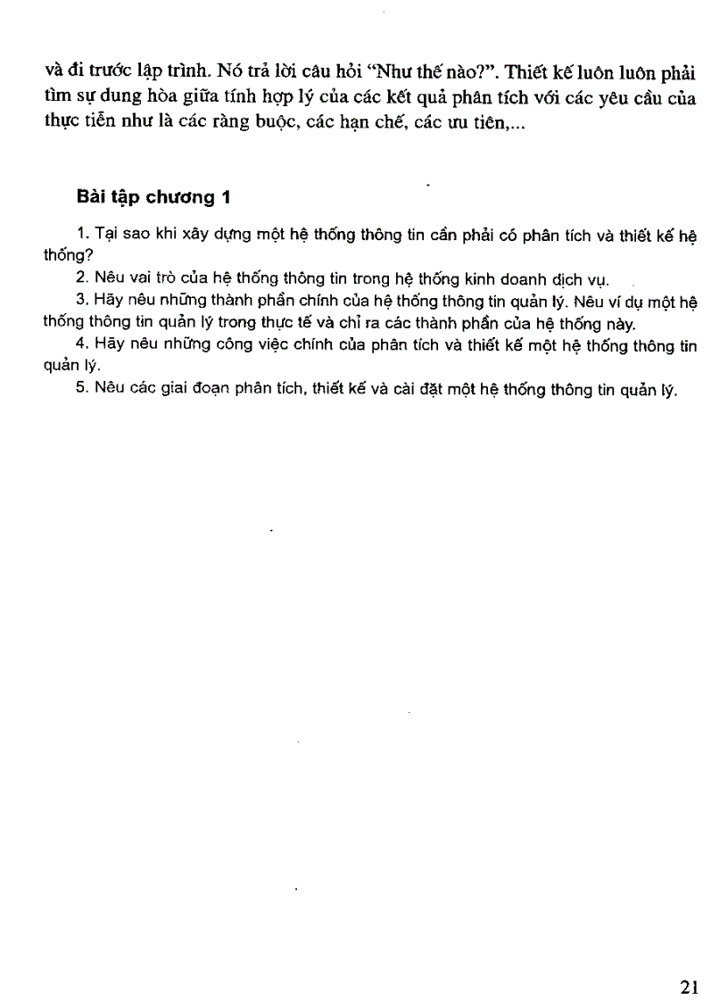 image for page Giáo trình phân tích thiết kế hệ thống thông tin quản lý