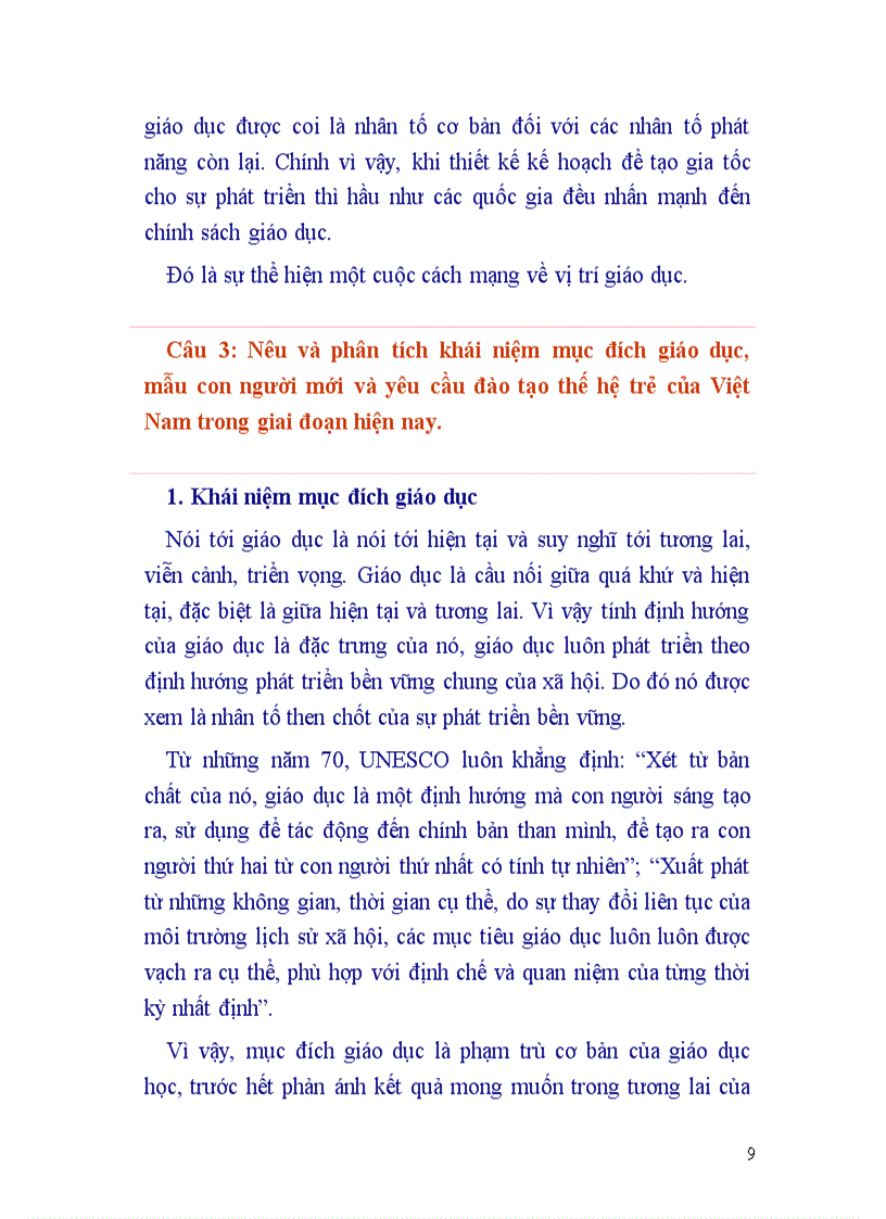 image for page Hệ thống các câu hỏi ôn tập môn giáo dục học