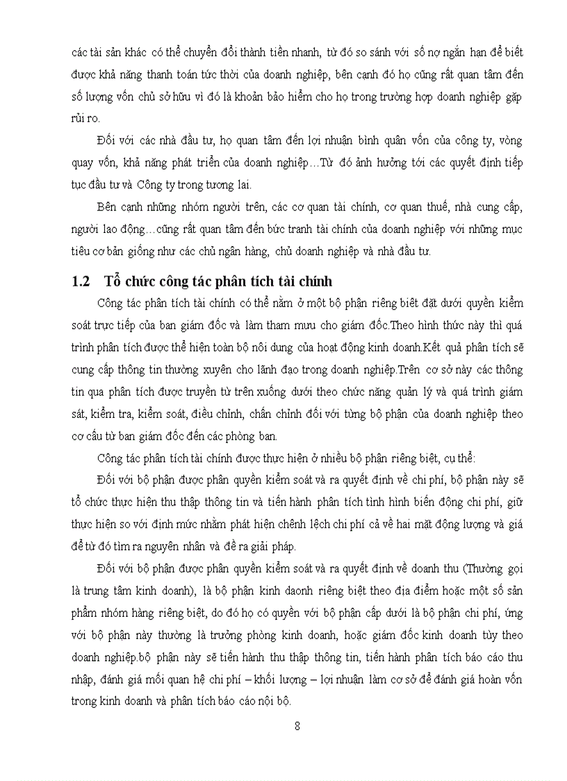 image for page Phân tích báo cáo tài chính công ty cổ phần vật tư xăng dầu comeco giai đoạn 2006 2009