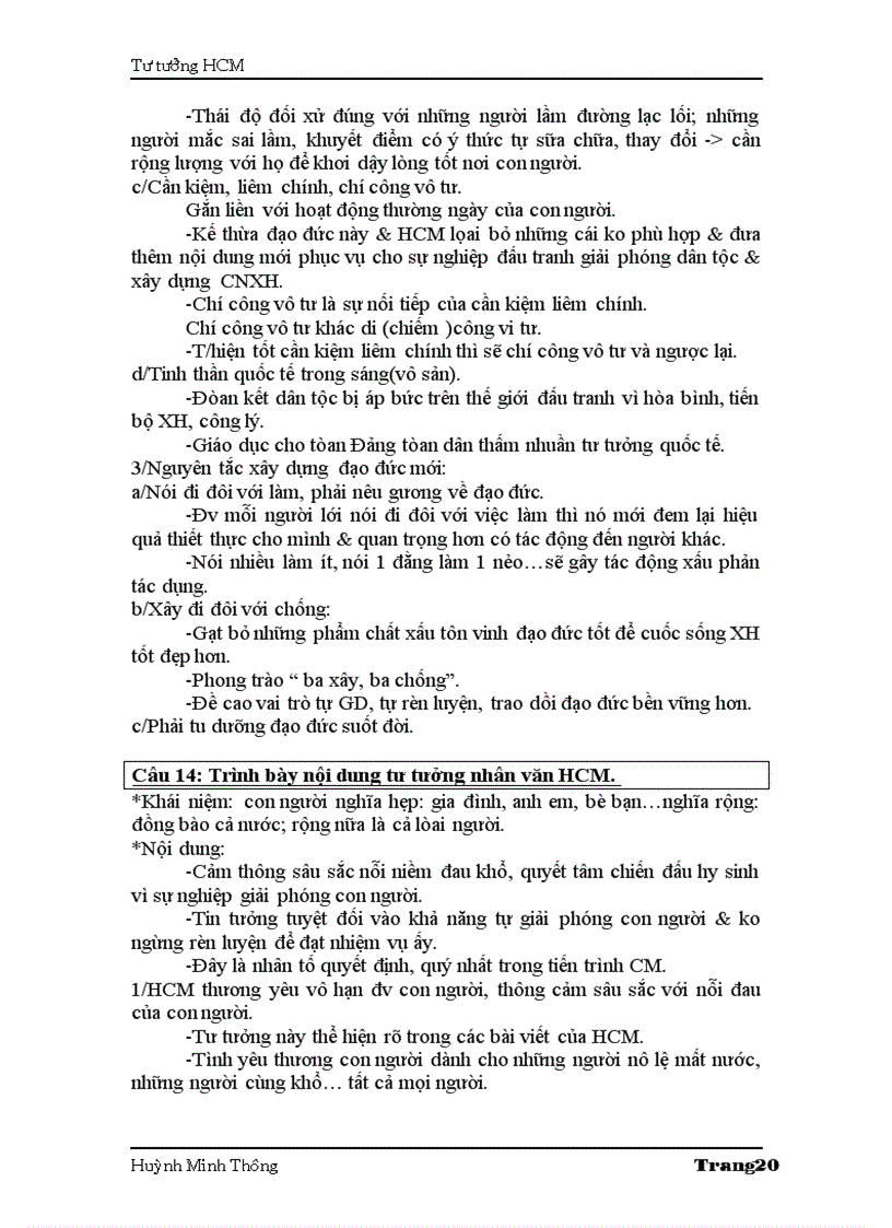 image for page Tài liệu ôn thi môn tư tưởng hồ chí minh