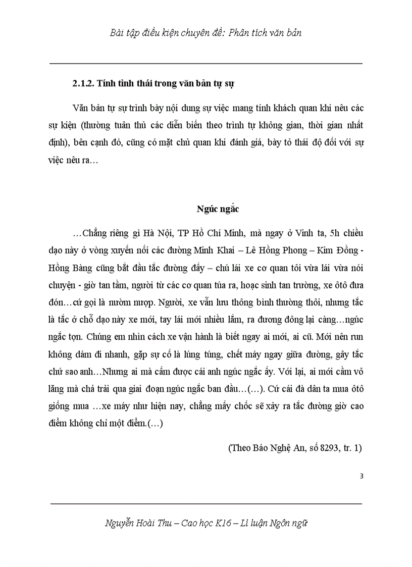 image for page Phân tích và chỉ ra mức độ tình thái trong bốn loại văn bản miêu tả trữ tình lập luận và tự sự