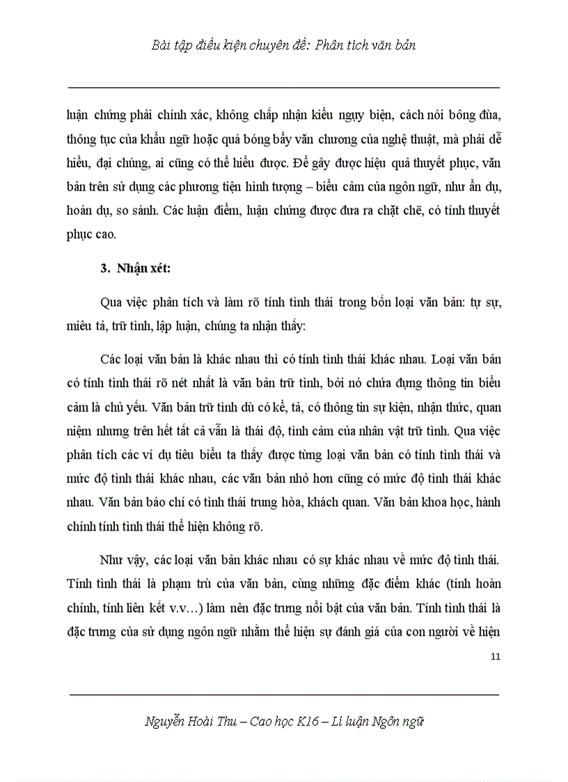 image for page Phân tích và chỉ ra mức độ tình thái trong bốn loại văn bản miêu tả trữ tình lập luận và tự sự