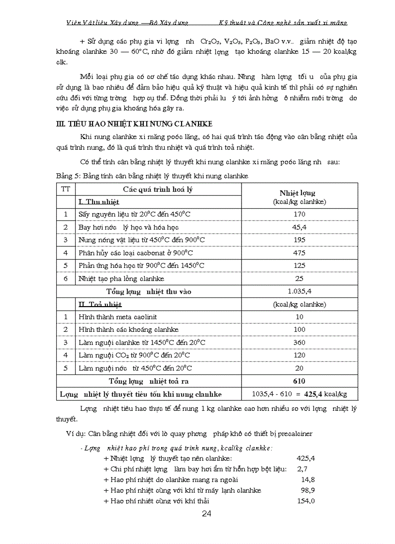 image for page Kỹ thuật và công nghệ sản xuất xi măng gồm 2 phần 90trang