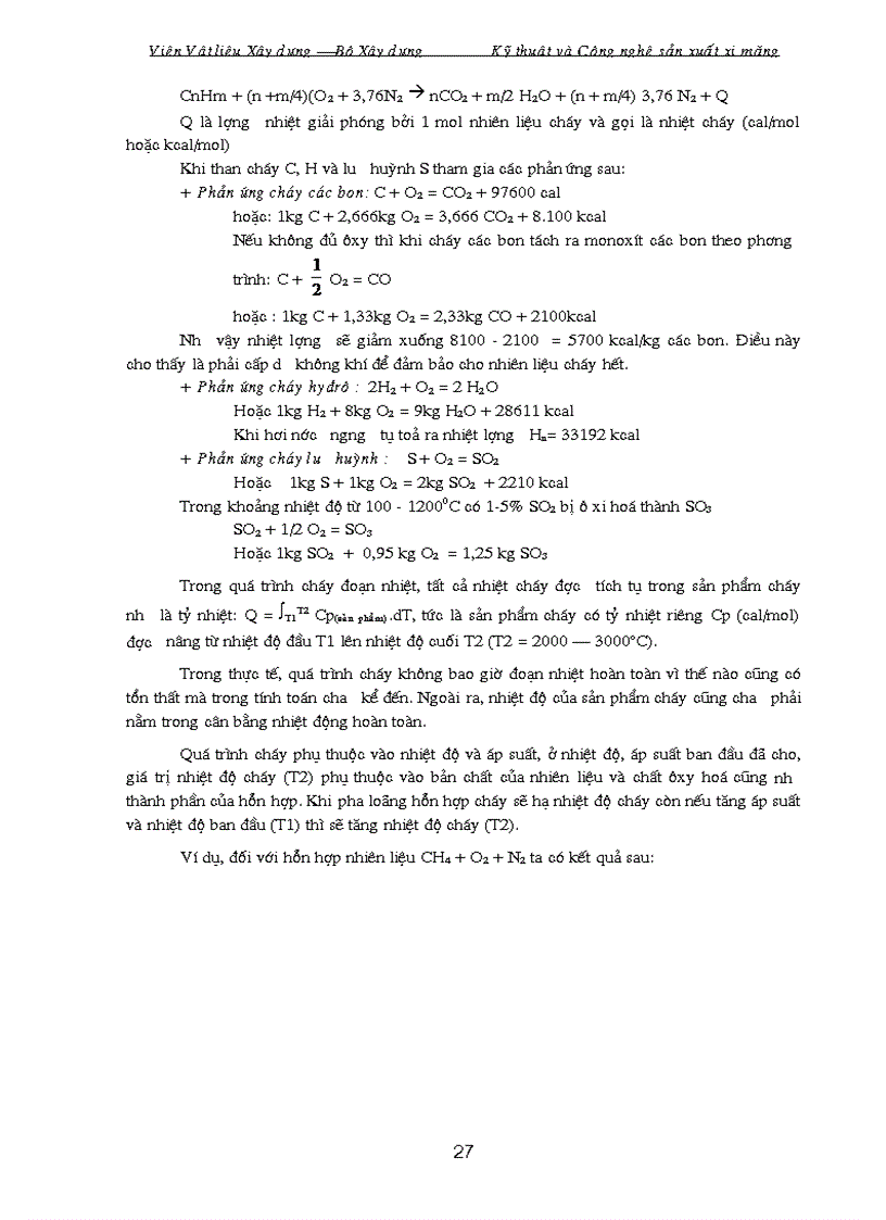 image for page Kỹ thuật và công nghệ sản xuất xi măng gồm 2 phần 90trang