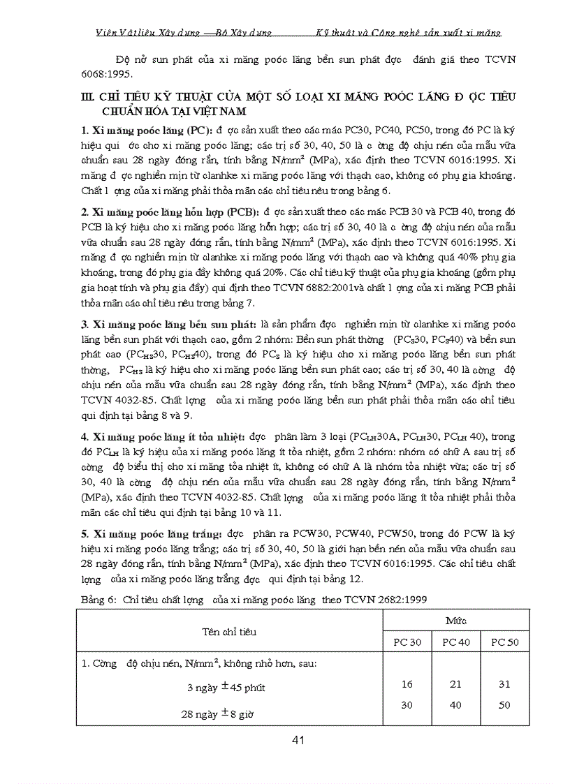 image for page Kỹ thuật và công nghệ sản xuất xi măng gồm 2 phần 90trang