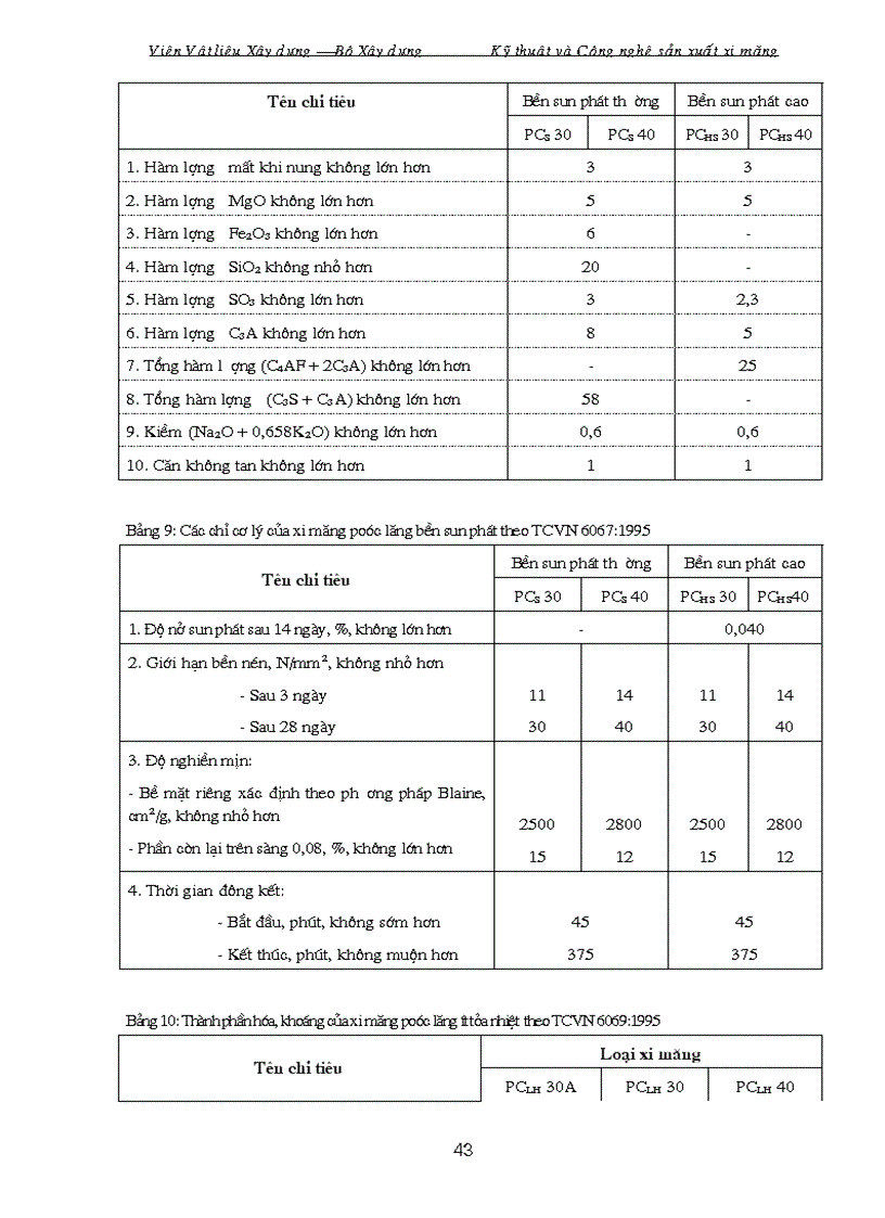 image for page Kỹ thuật và công nghệ sản xuất xi măng gồm 2 phần 90trang
