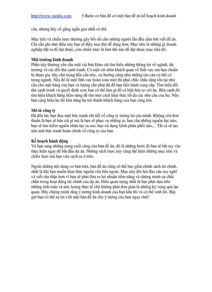 image for page Cách viết đề án kinh doanh hiệu quả