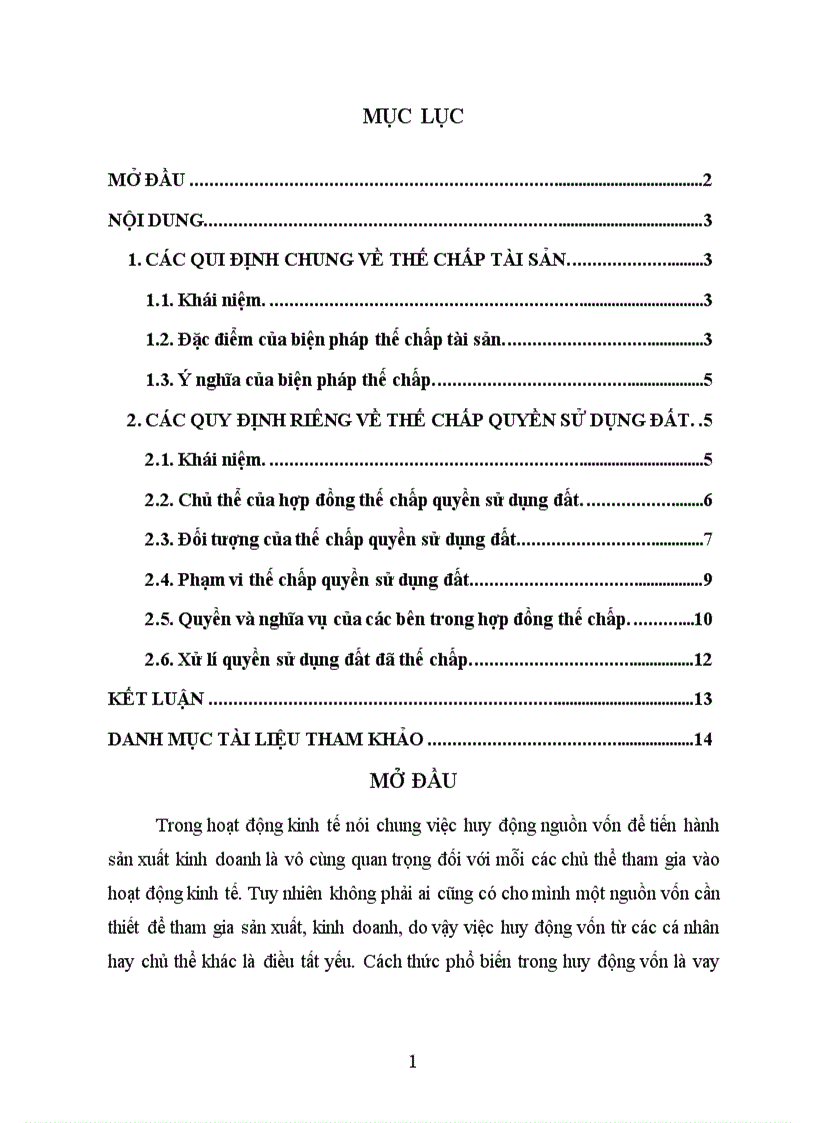 image for page Thế chấp quyền sử dụng đất trong quan hệ vay tài sản