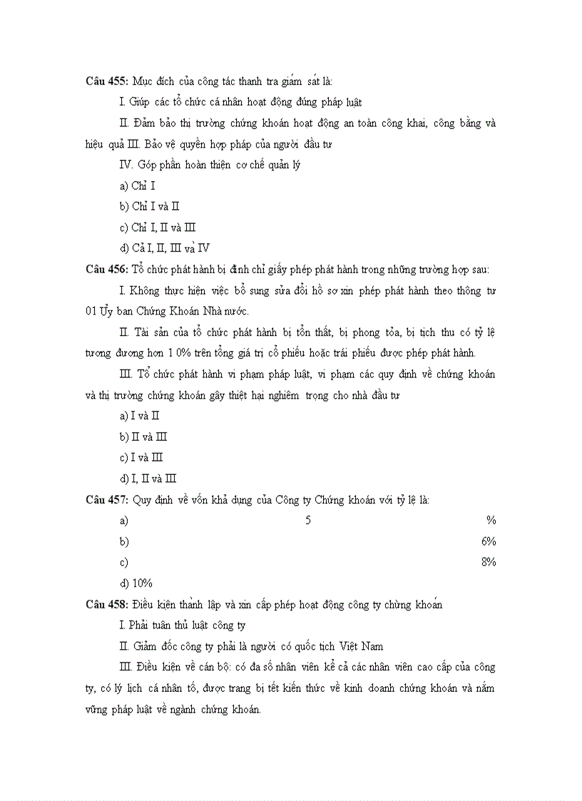 image for page 500 câu hỏi trắc nghiệm cơ bản về chứng khoán và thị trường chứng khoán 3