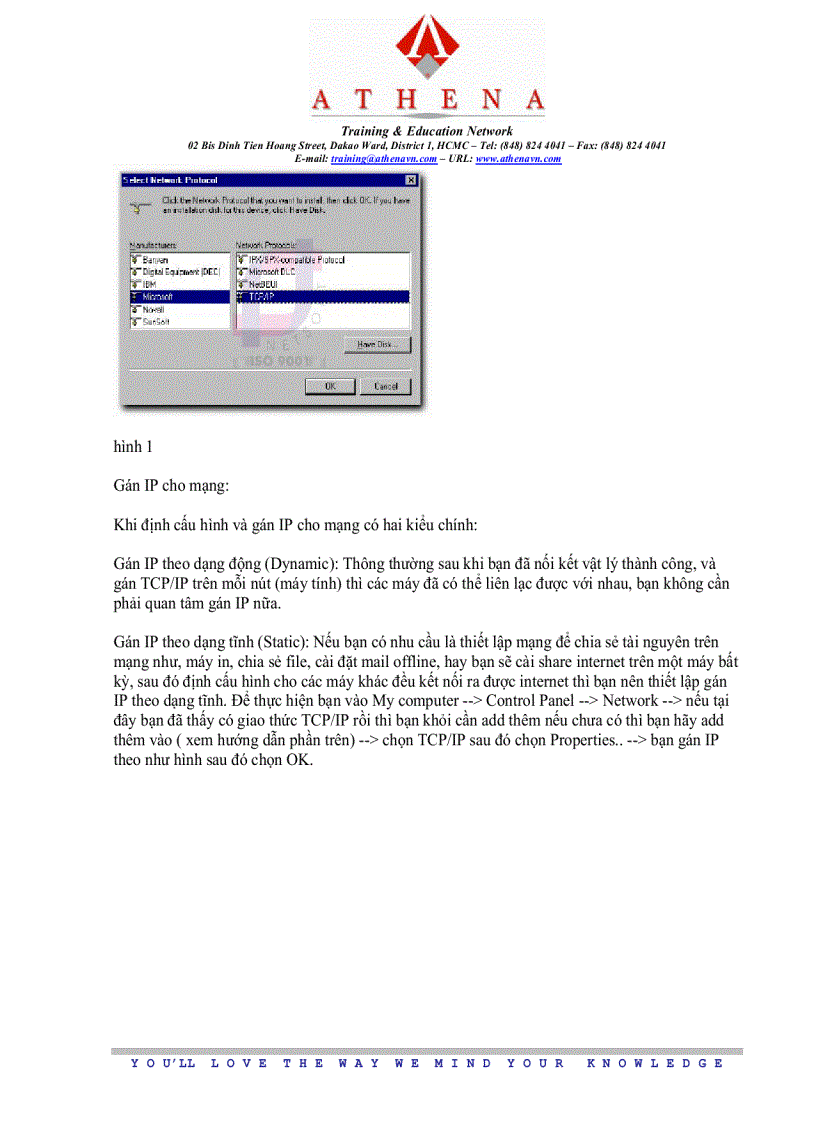 image for page Tài liệu căn bản về mạng LAN Athena