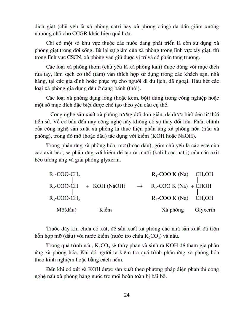 image for page Sản xuất chất giặt rửa Công nghệ và môi trường