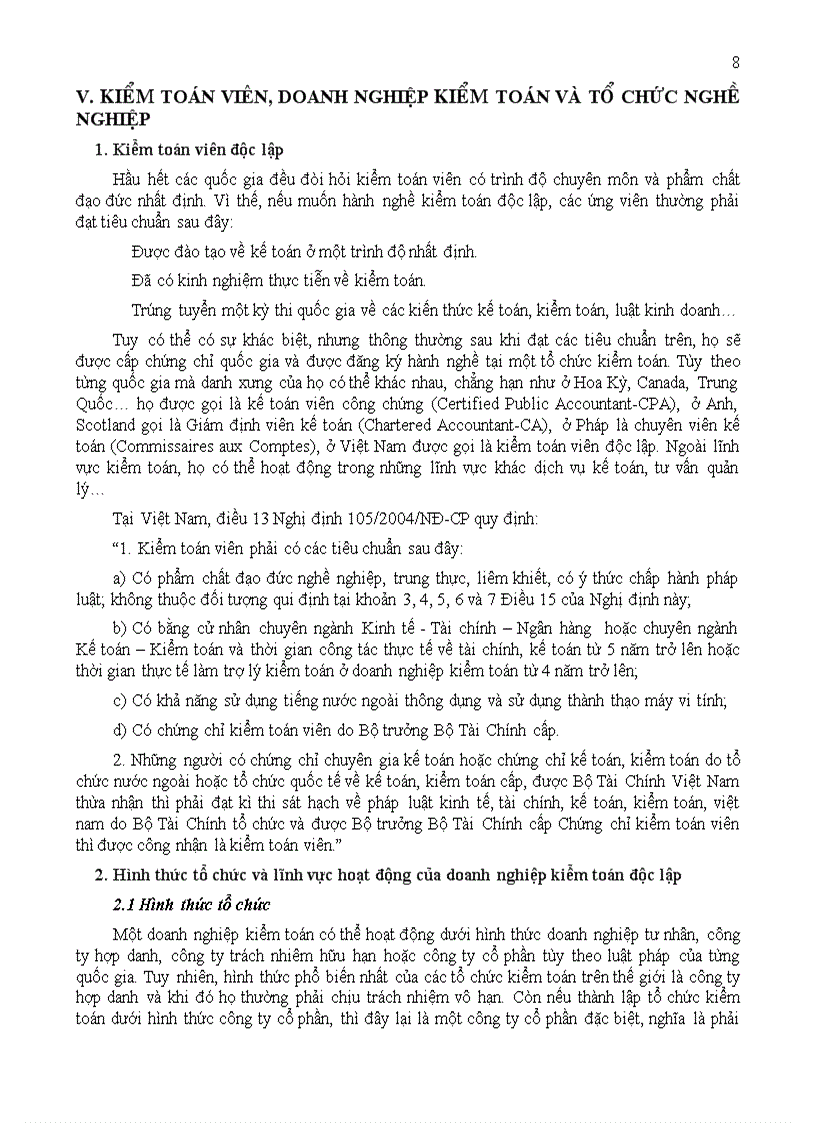 image for page Tổng hợp tài liệu Môn Kiểm toán