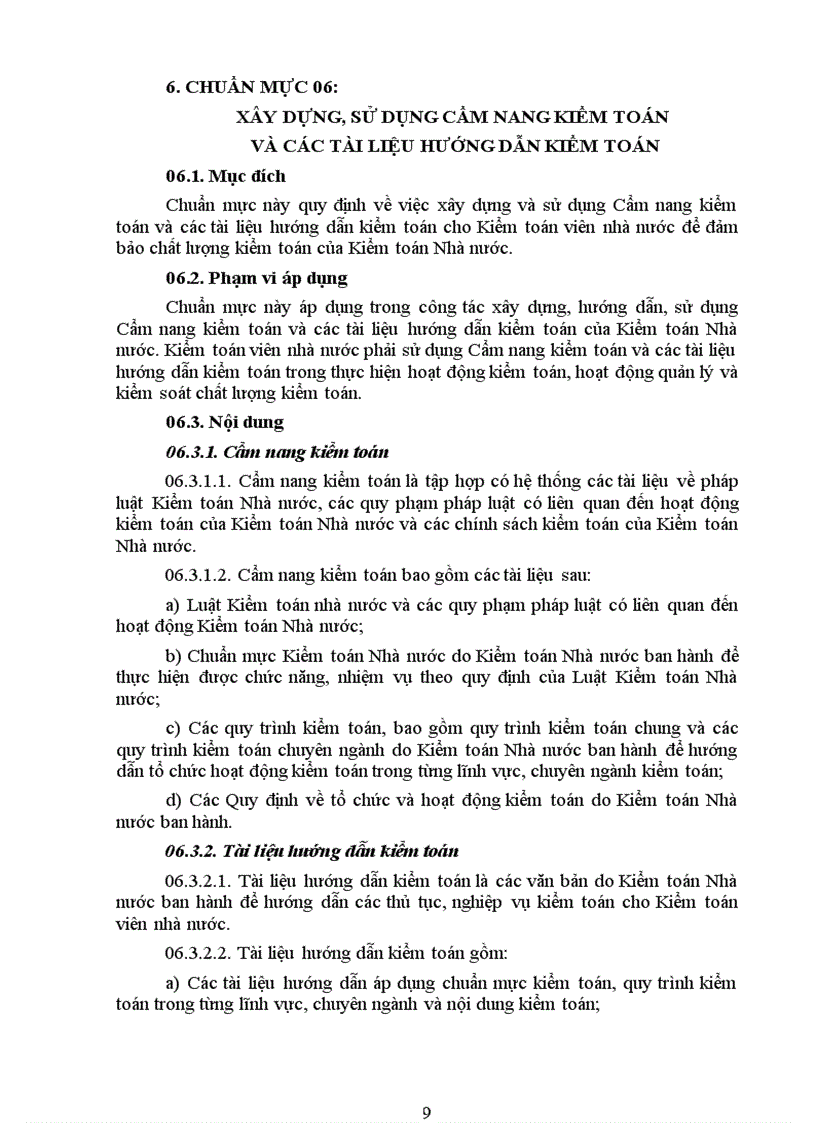 image for page 21 chuẩn mực mới nhất của Kiểm toán nhà nước do Tổng KTNN ban hành