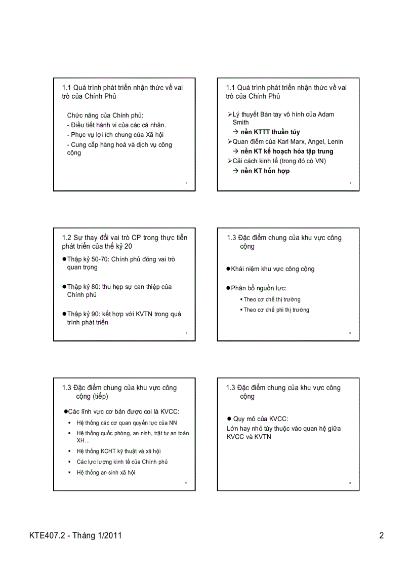 image for page Slide bài giảng kinh tế công cộng