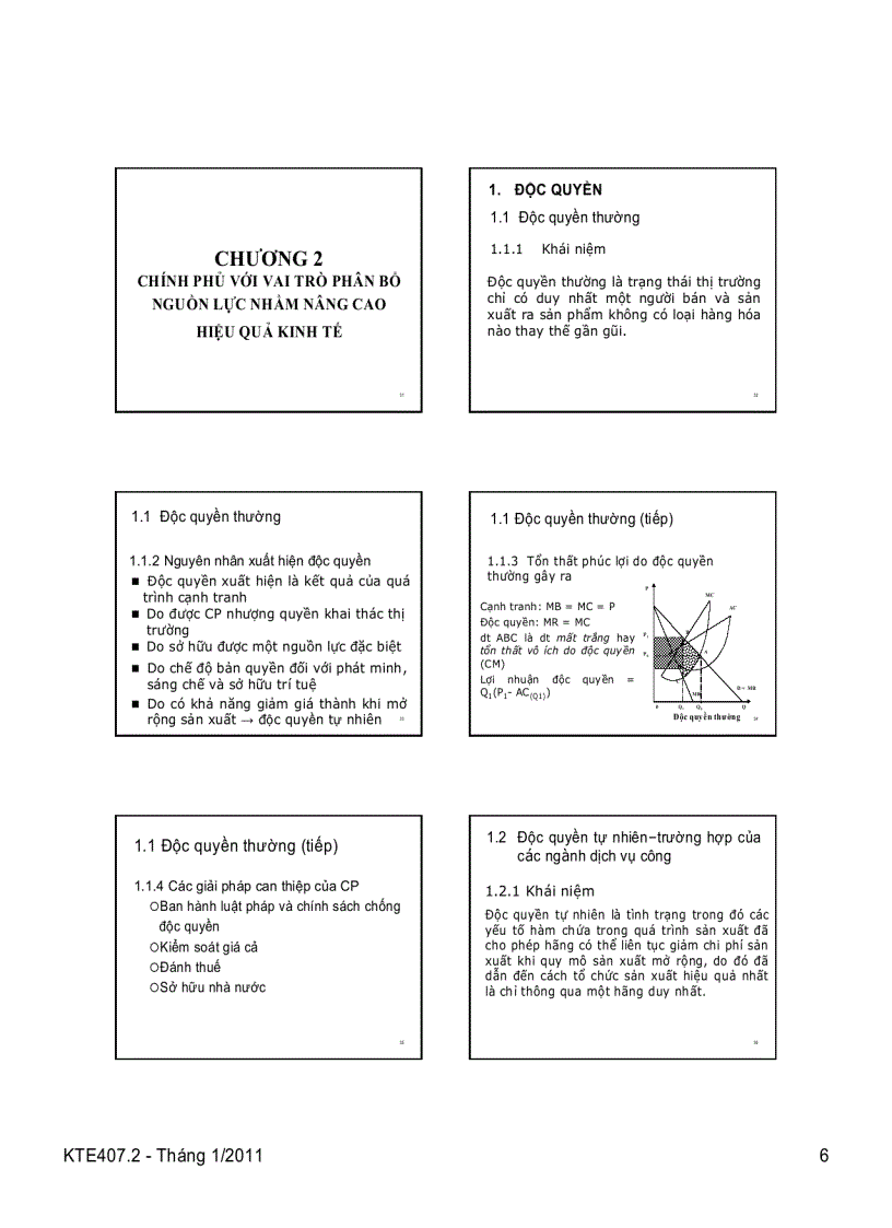 image for page Slide bài giảng kinh tế công cộng