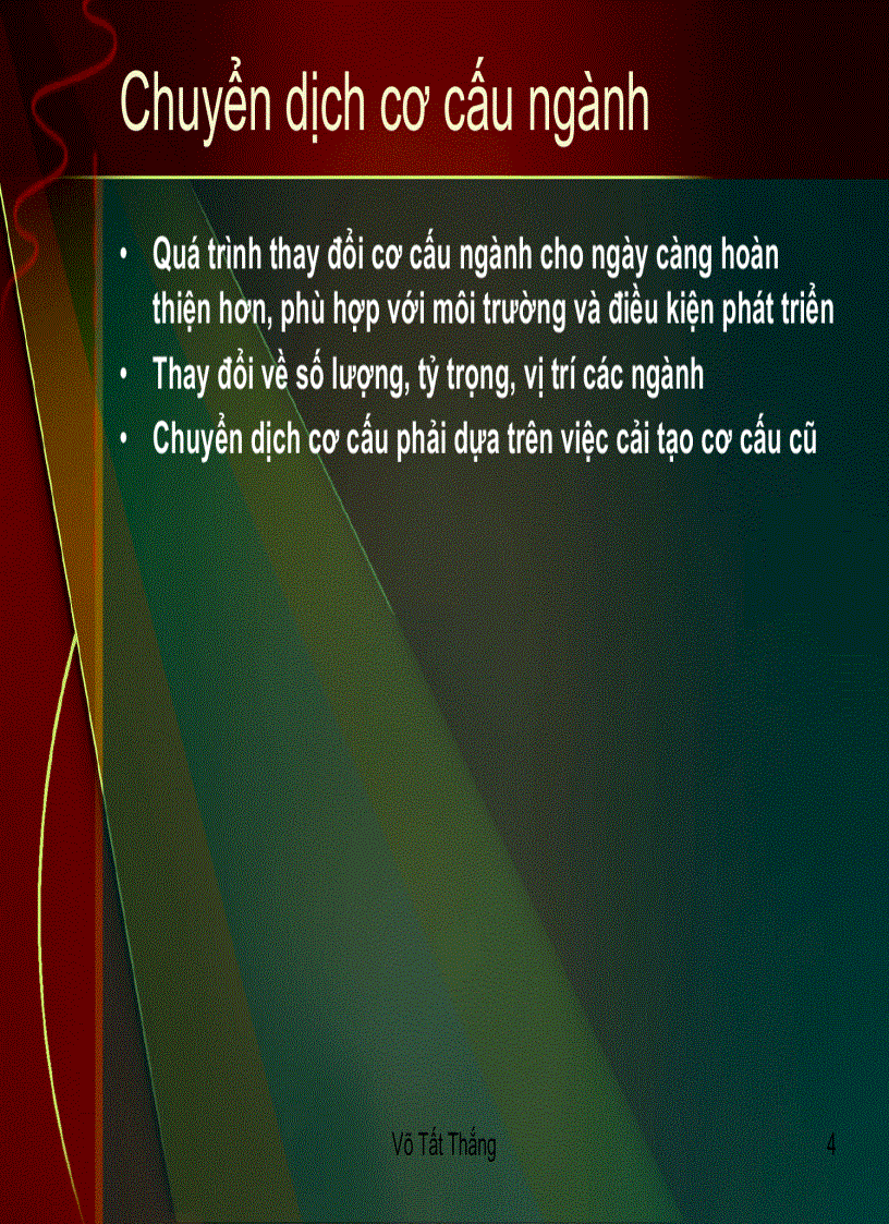 image for page Tài liệu kinh tế phát triển Mô hình chuyển dịch cơ cấu ngành kinh tế