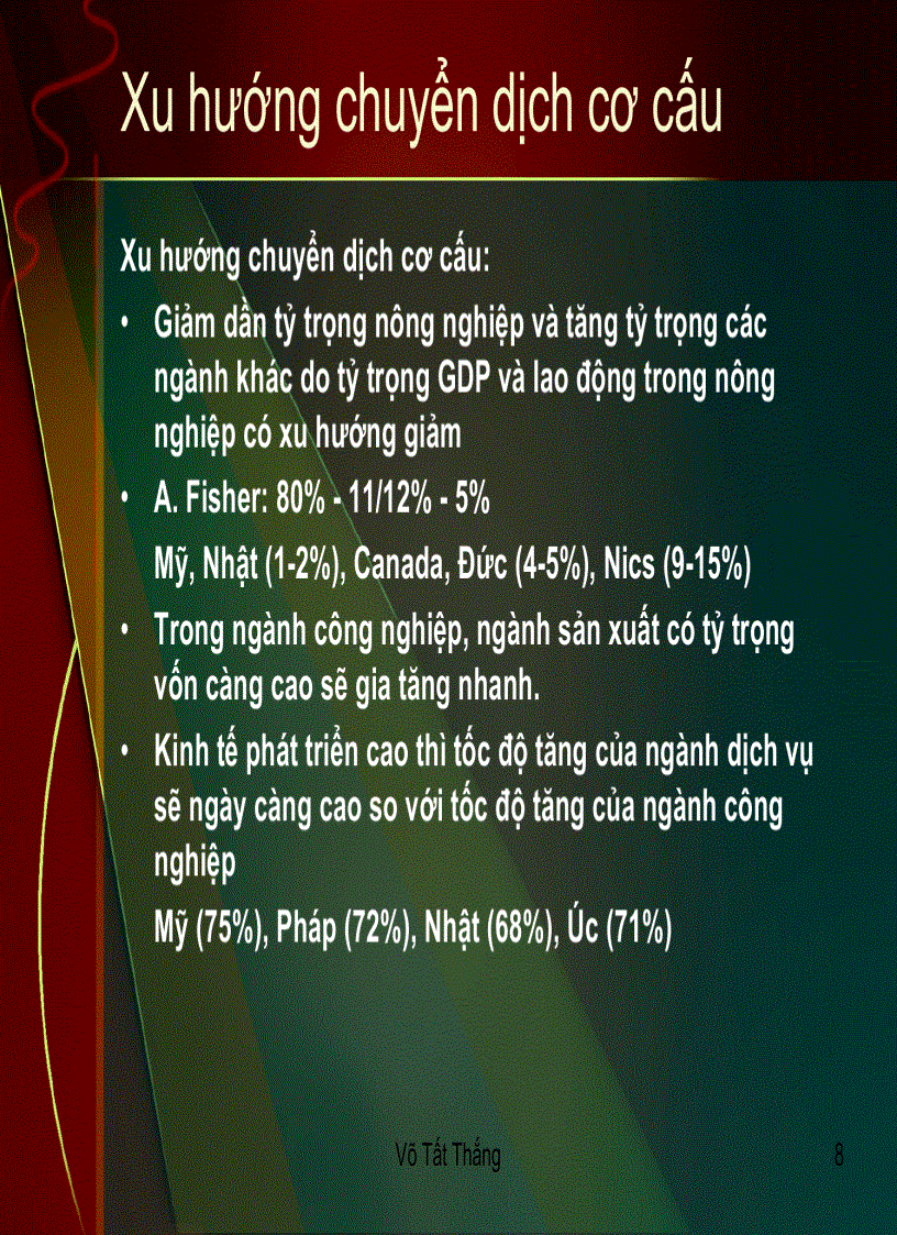 image for page Tài liệu kinh tế phát triển Mô hình chuyển dịch cơ cấu ngành kinh tế