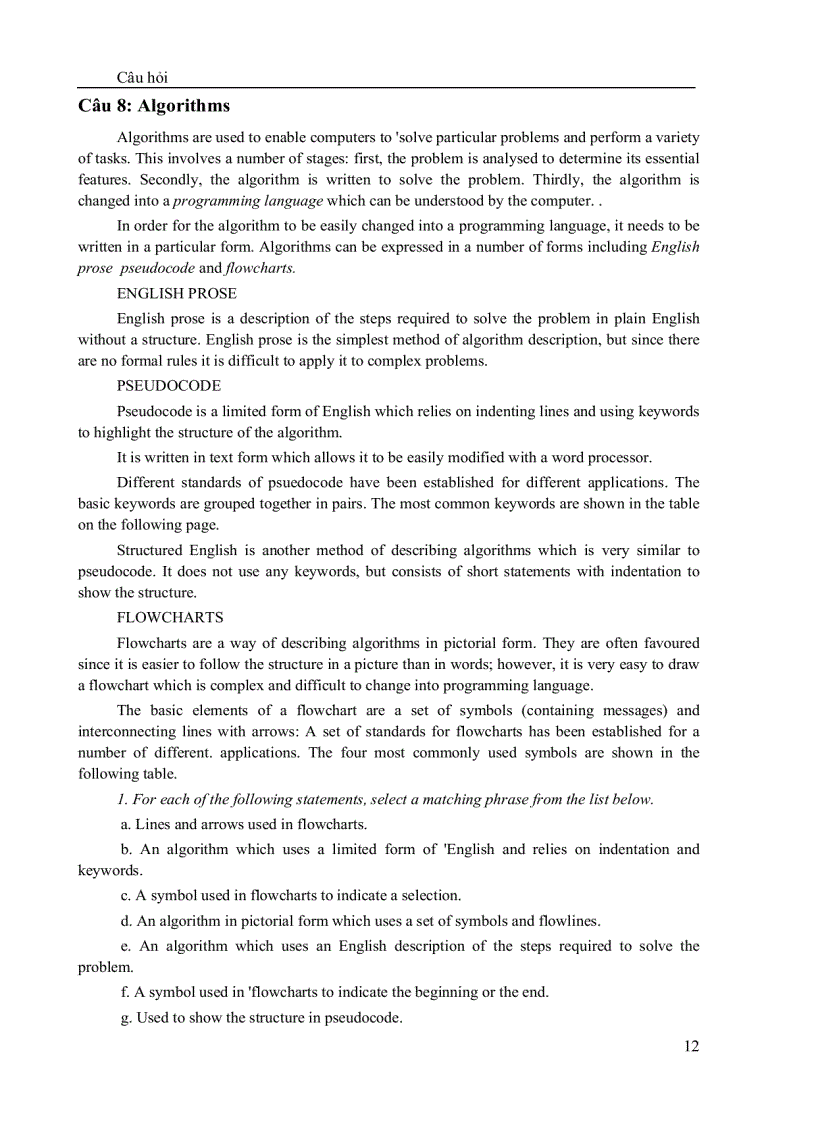 image for page Tiếng anh chuyên ngành CNTT