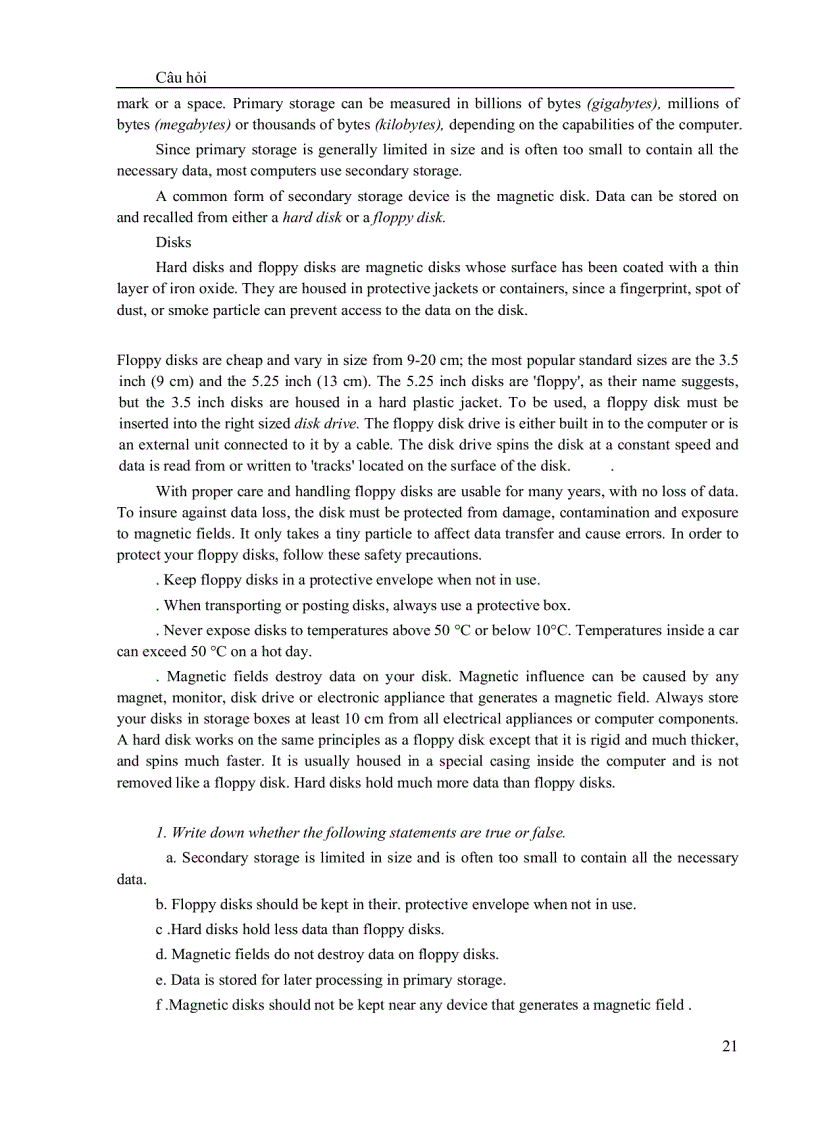 image for page Tiếng anh chuyên ngành CNTT