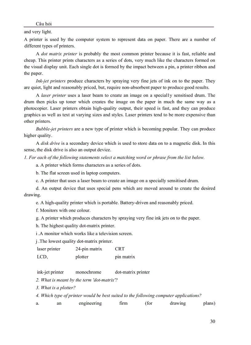 image for page Tiếng anh chuyên ngành CNTT