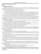 K18 Đáp án 30 câu hỏi ôn thi Triết Học của thầy Thu Cao Học Kinh Tế TpHCM