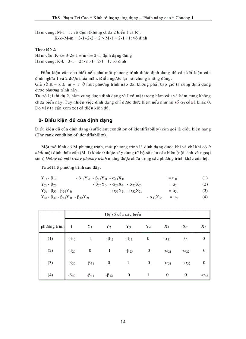 image for page Tài liệu bài giảng Kinh Tế Lượng Ứng Dụng của thầy Phạm Trí Cao