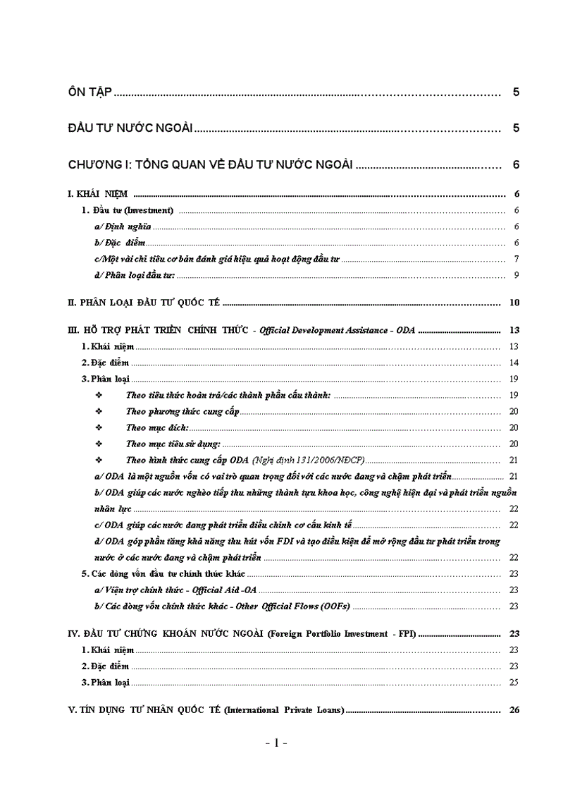 image for page Tài liệu Đầu tư quốc tế