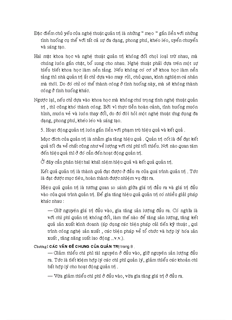 image for page Gi&#225;o trinh Quản trị học căn bản