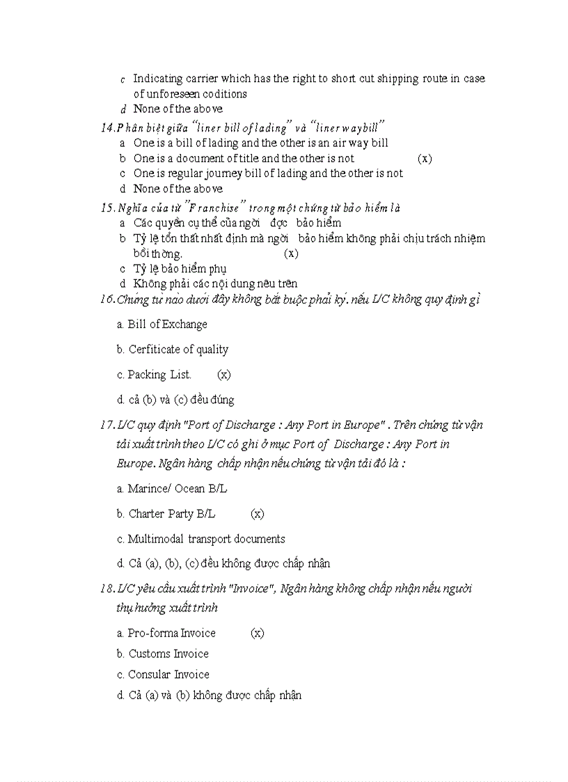 image for page Đề thi trắc nghiệm thanh toán quốc tế