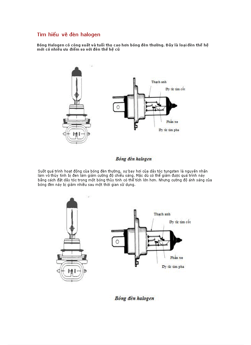 image for page Tìm hiểu về đèn halogen