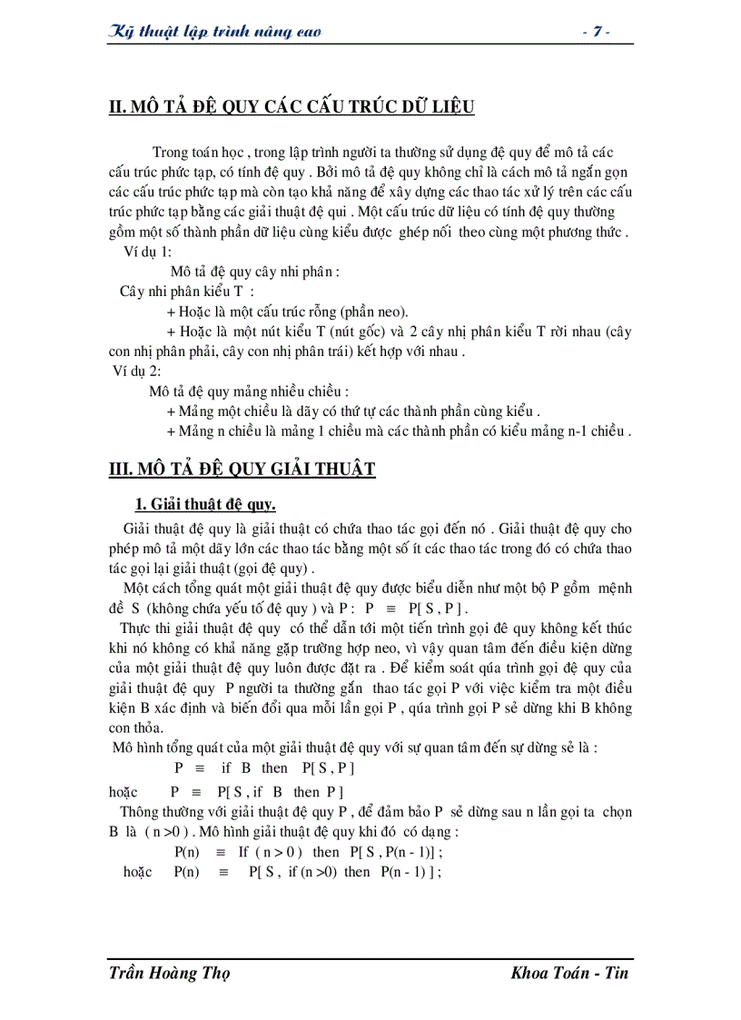 image for page Giáo trình Kỹ thuật lập trình nâng cao