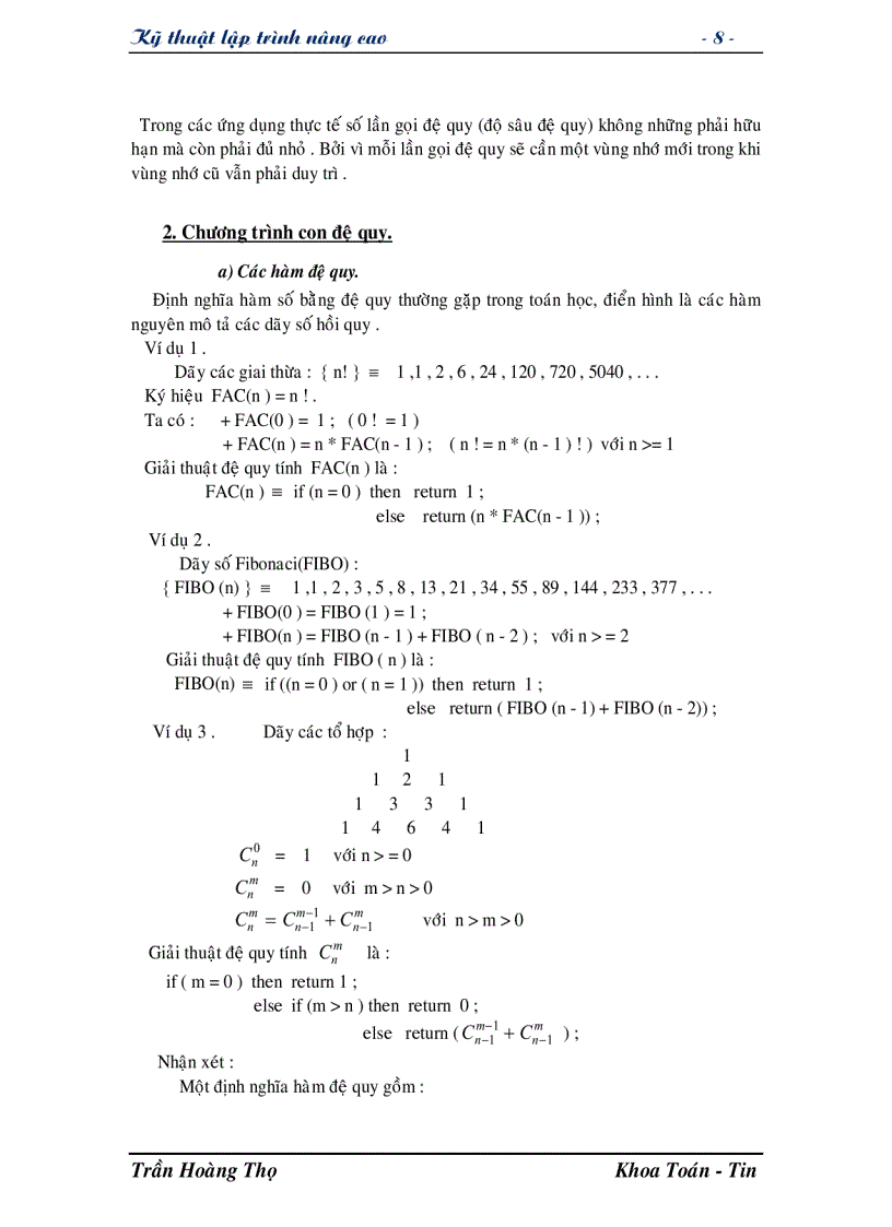 image for page Giáo trình Kỹ thuật lập trình nâng cao