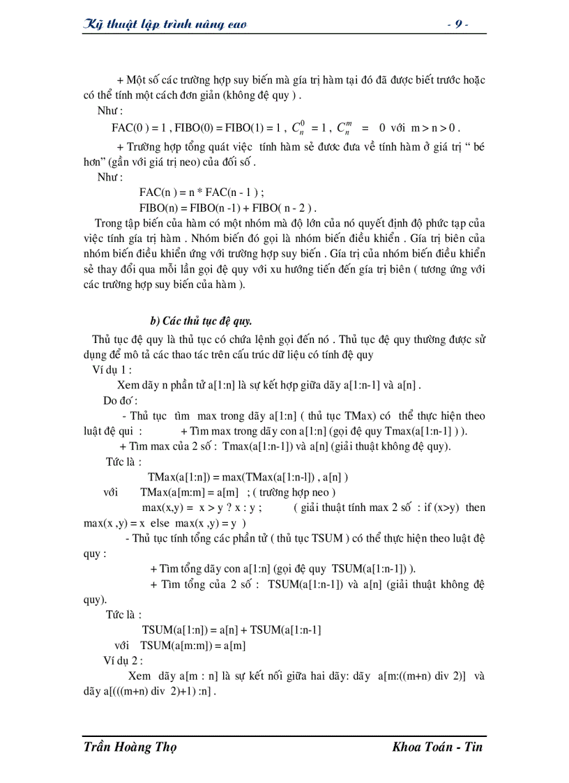 image for page Giáo trình Kỹ thuật lập trình nâng cao