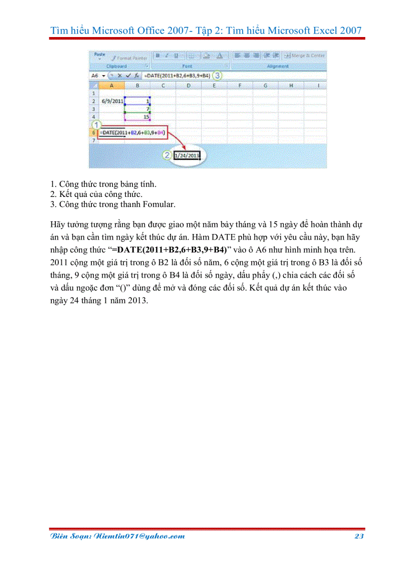 image for page Giáo trình cơ bản và nâng cao excel 2007
