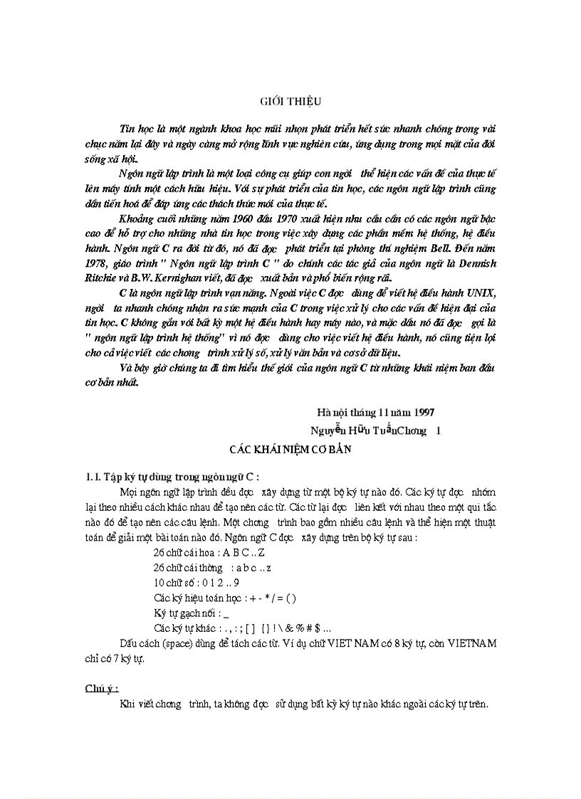 image for page Ngôn ngữ lập trình C