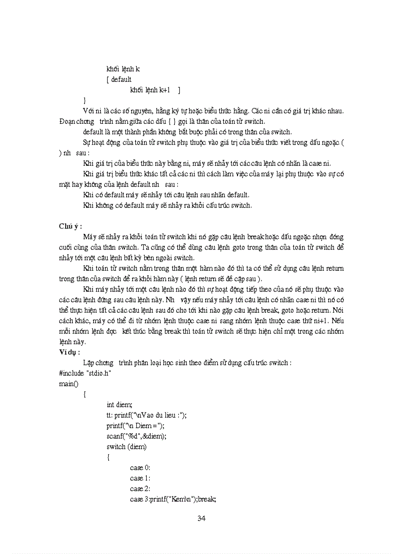 image for page Ngôn ngữ lập trình C