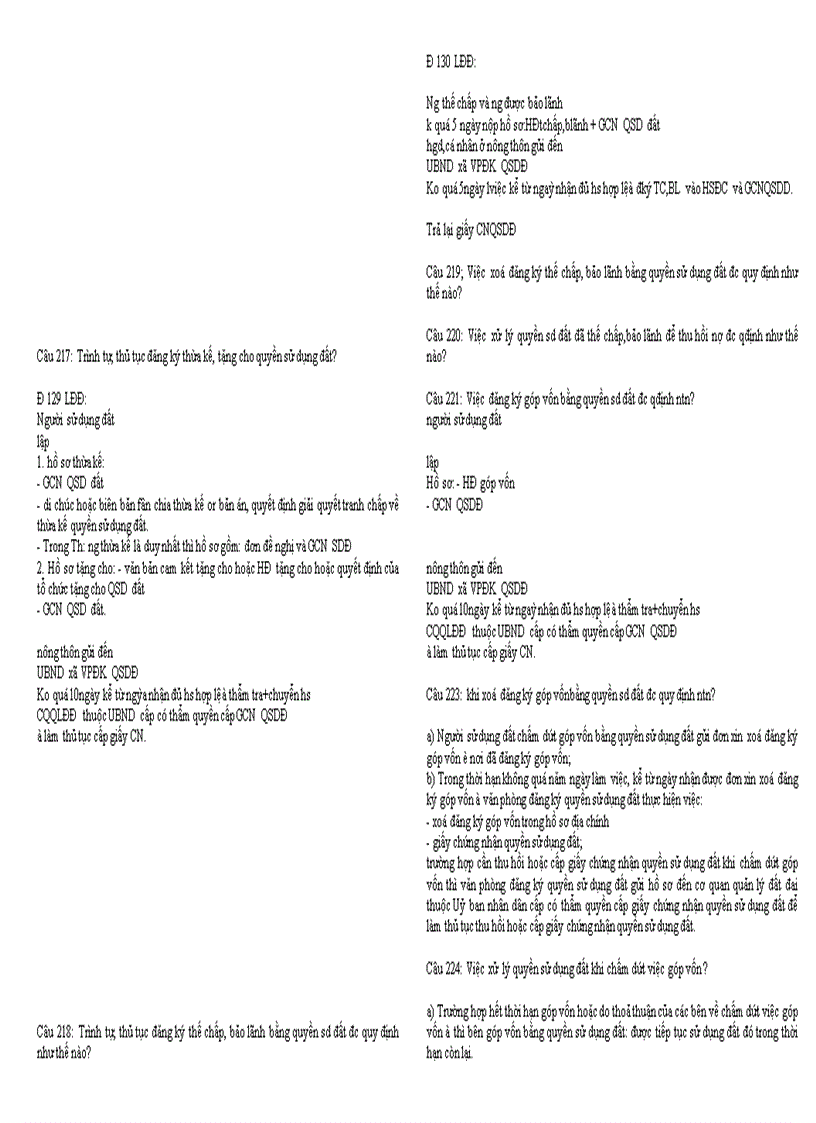 image for page Đề cương ôn tập môn Luật đất đai