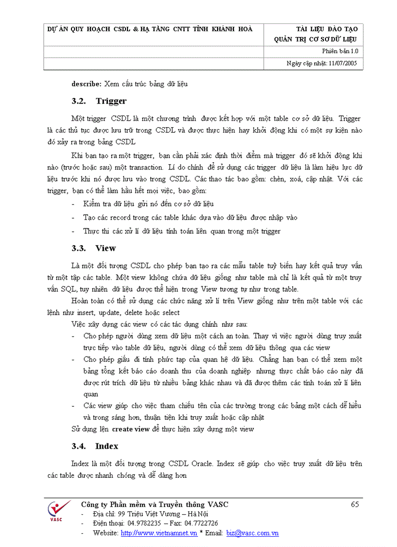 image for page Quản trị cơ sở dữ liệu