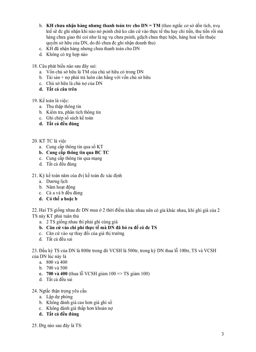 image for page Bộ 50 câu hỏi trắc nghiệm môn Nguyên lý kế toán có lời giải