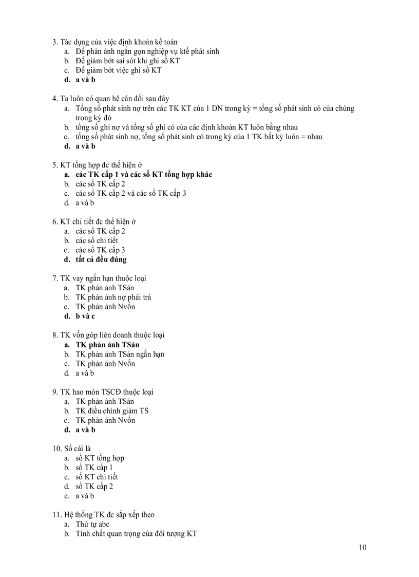 image for page Bộ 50 câu hỏi trắc nghiệm môn Nguyên lý kế toán có lời giải